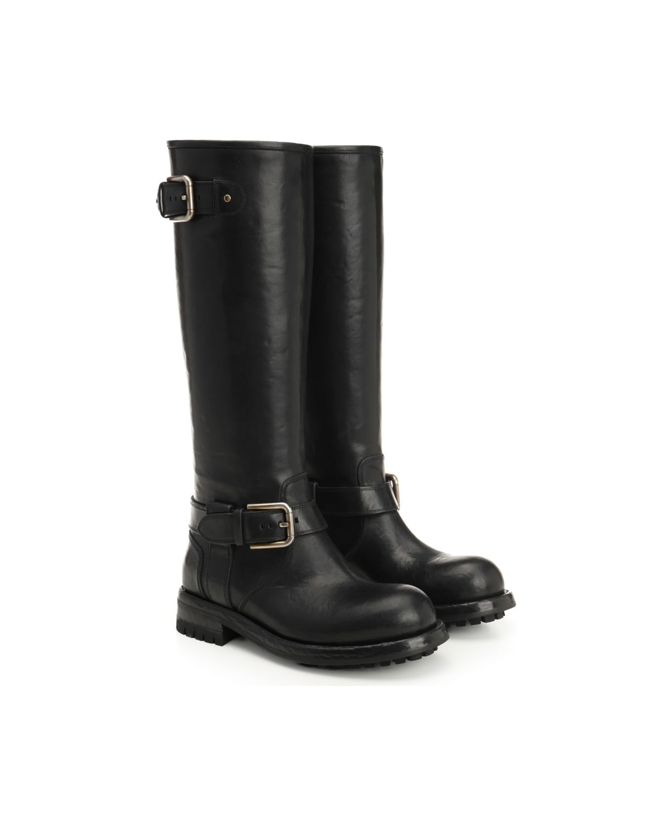 Dolce & Gabbana Biker Boot - NERO