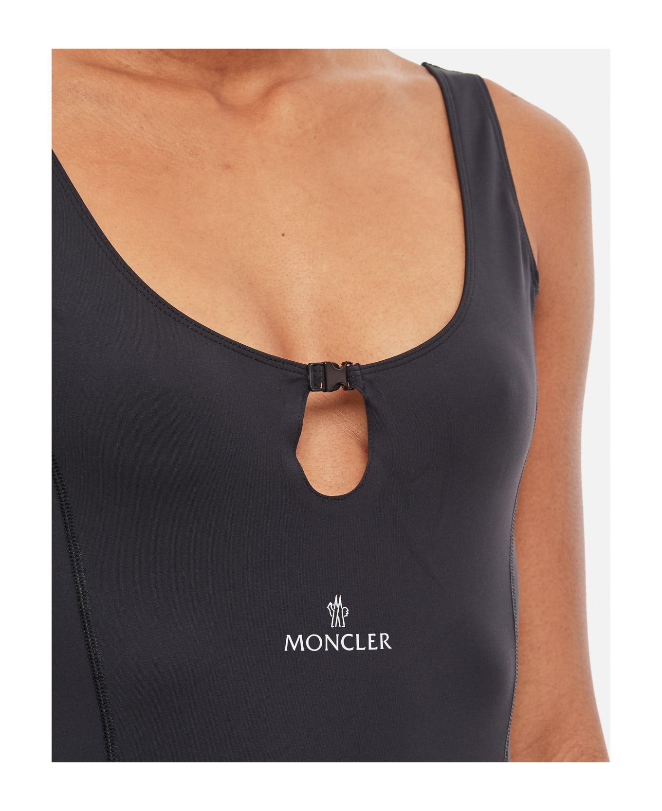 Moncler Jersey Bodysuit - Black 水着