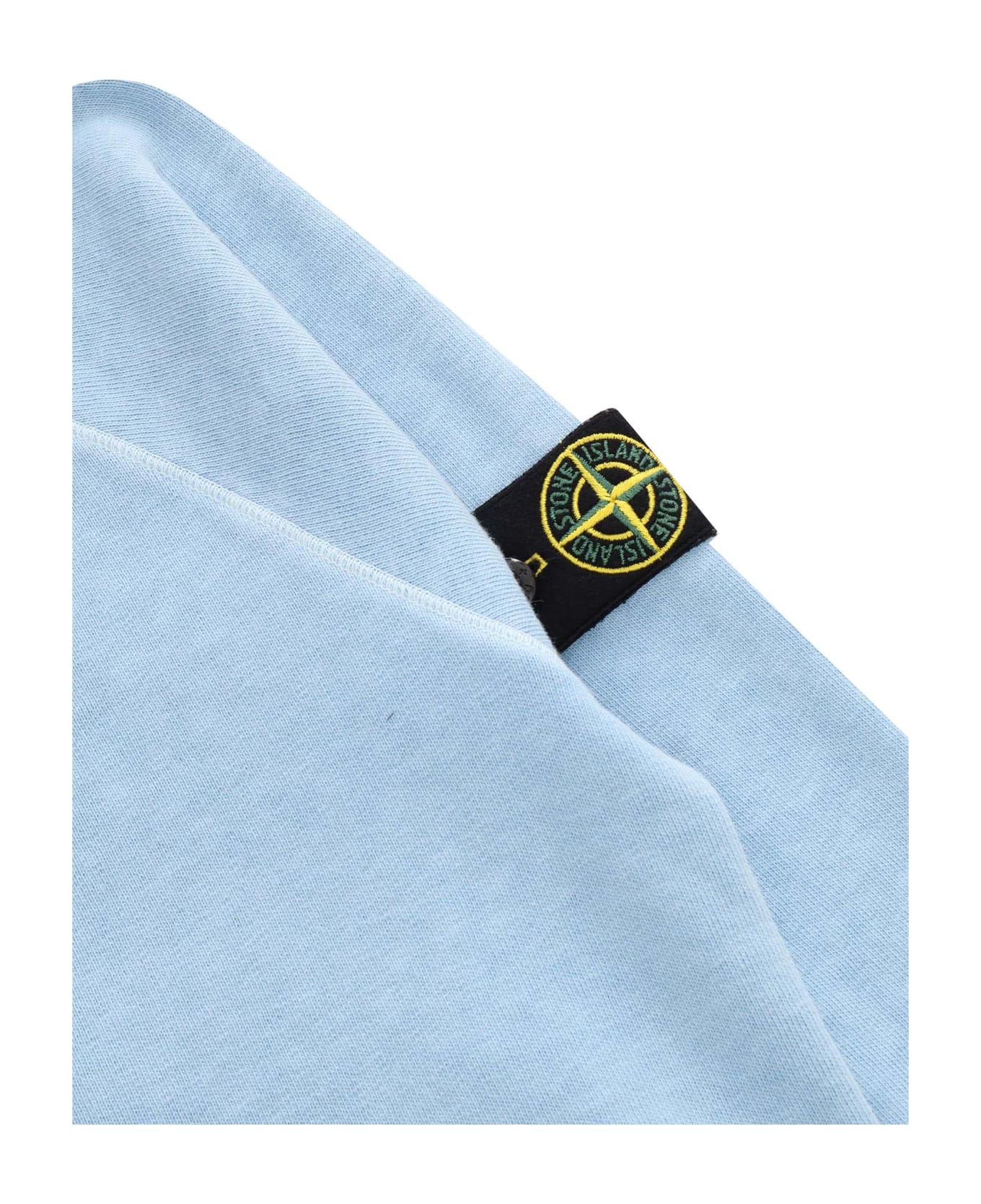 Stone Island Junior Light Blue Sweatshirt - LIGHT BLUE