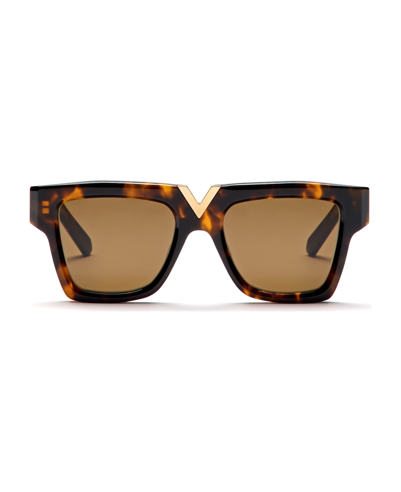 Valentino Eyewear V-gold-i - Brown Tortoise / Gold Sunglasses - Havana
