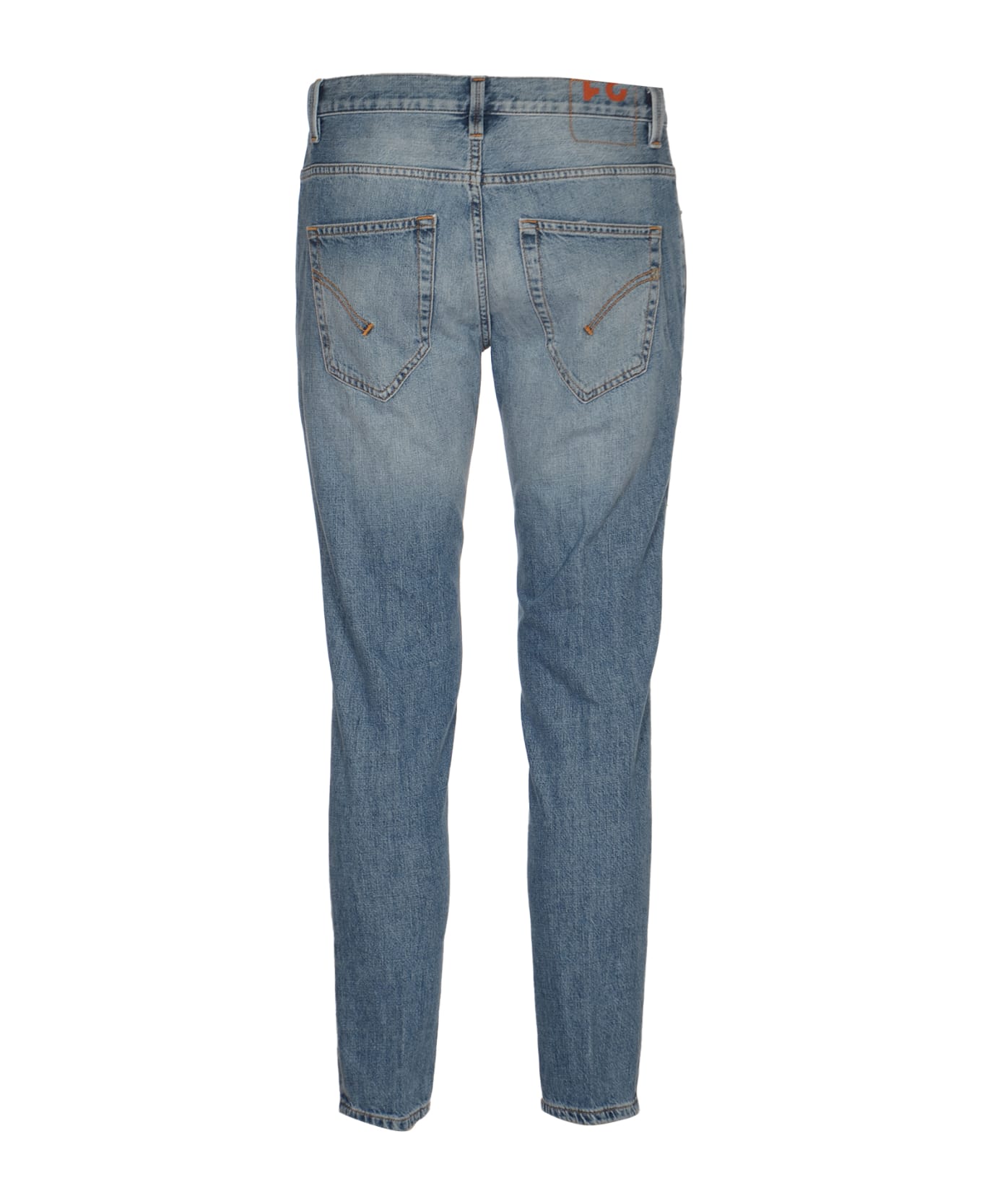 Dondup Buttoned Fitted Jeans - Blue