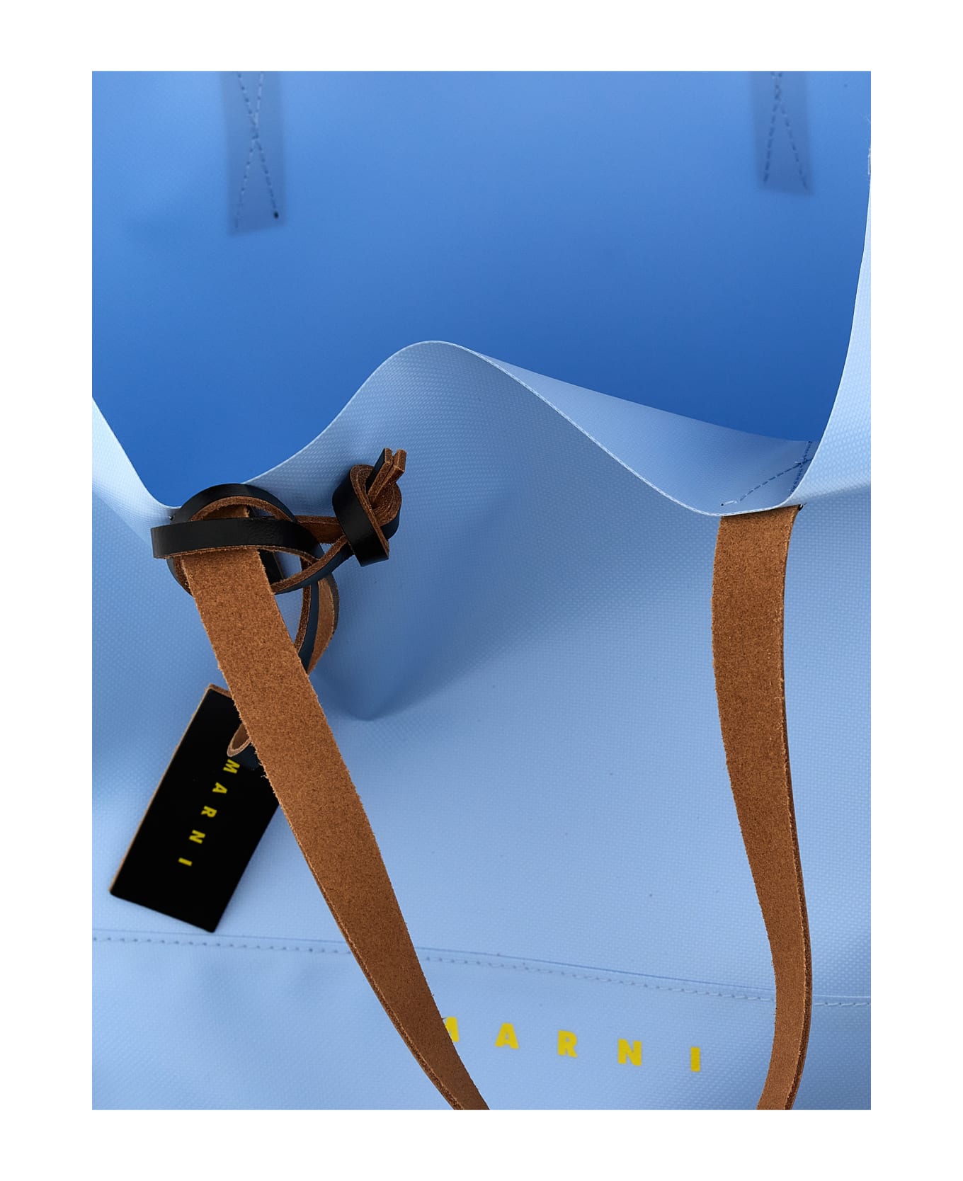 Marni 'tribeca' Shopping Bag - Light Blue