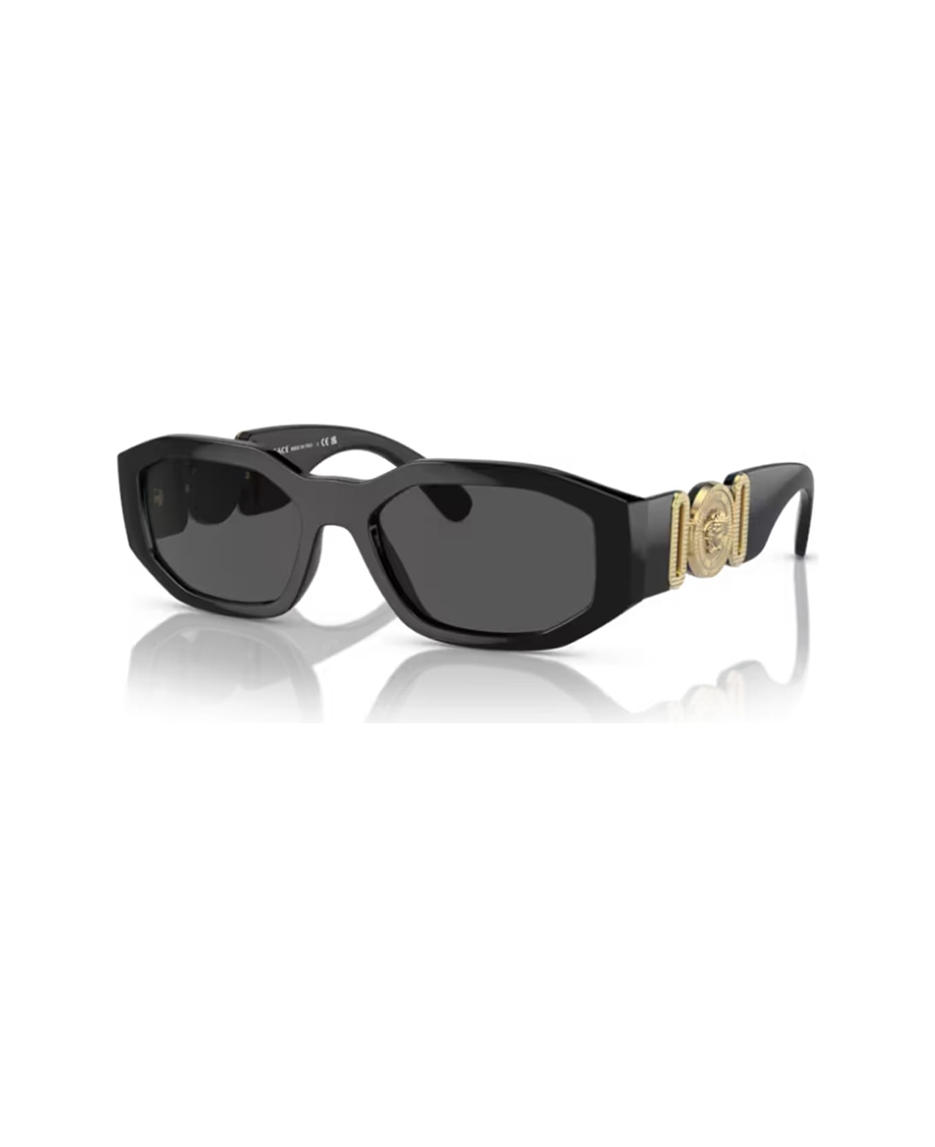 Versace Eyewear Versace Ve4361 Medusa Biggie Gb1/87 Nero Sunglasses - Nero