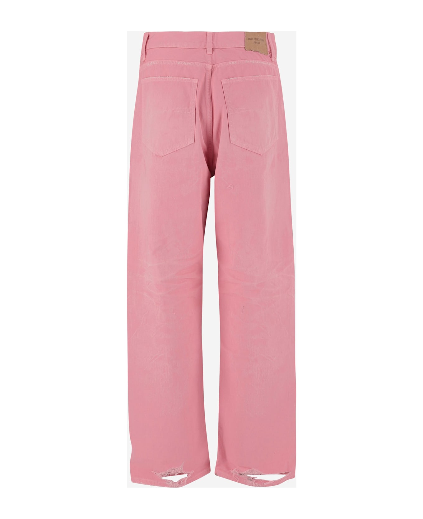 Balenciaga Cotton Denim Jeans - Pink