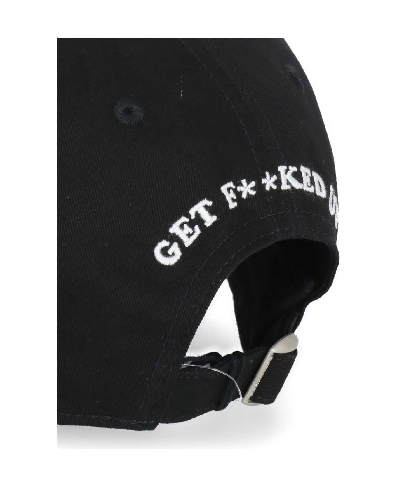 Dsquared2 Could You Be Loved Baseball Hat In Black Gabardine - Black