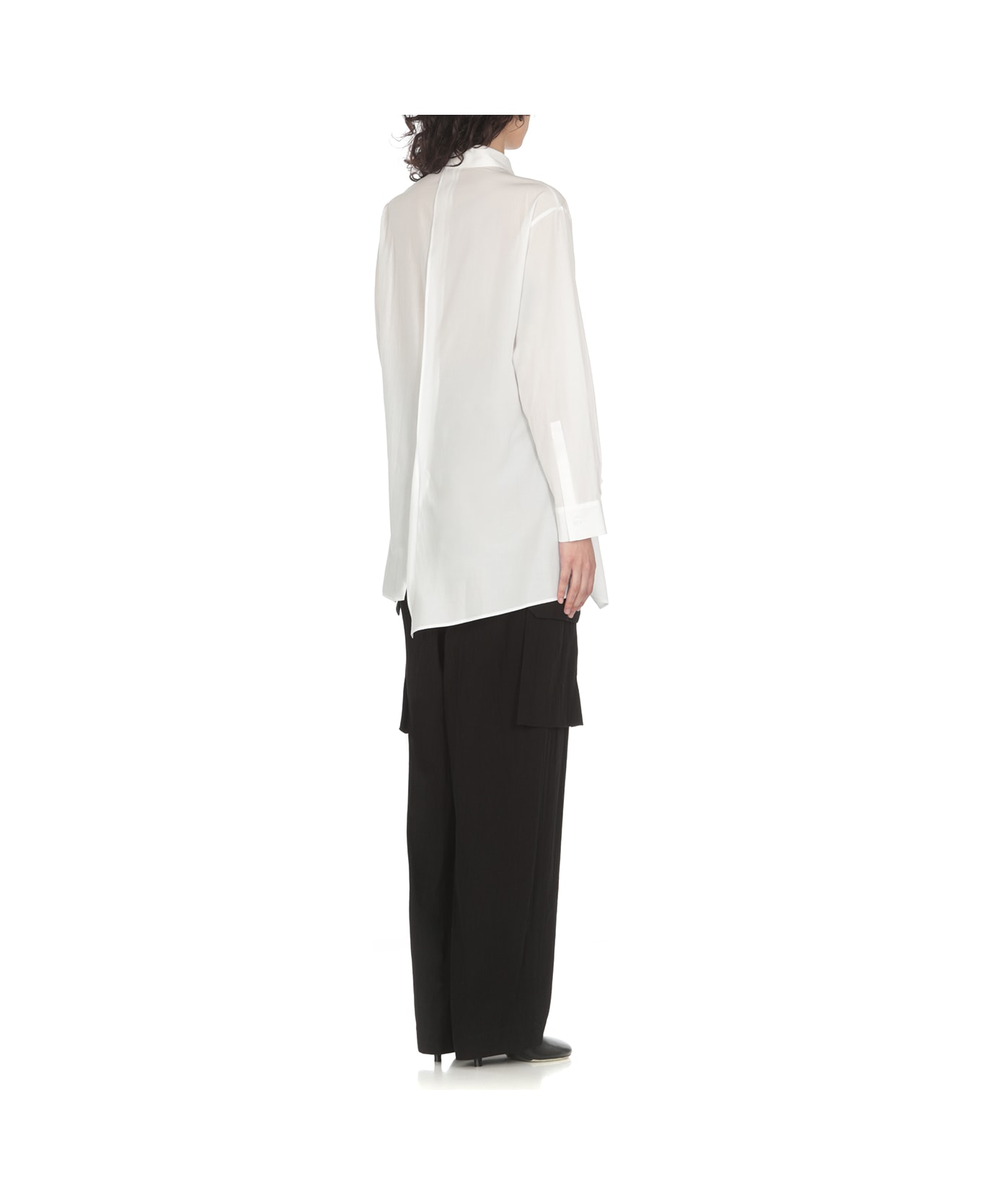 Yohji Yamamoto Cotton Blend Shirt - White
