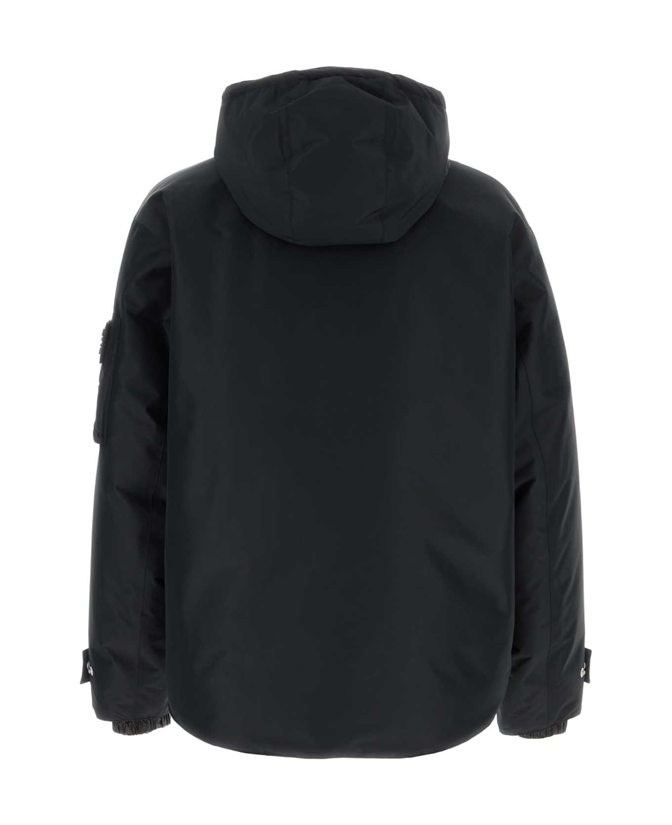 Prada Black Polyester Down Jacket - NERO