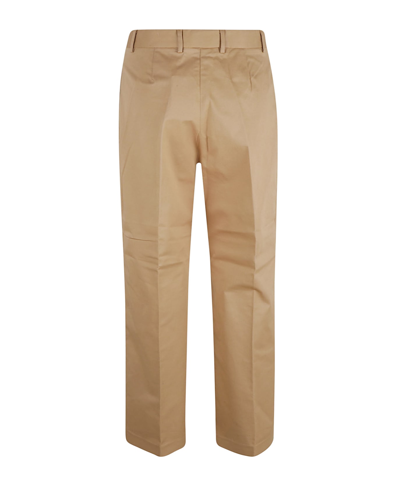 Fabiana Filippi Cotton Gabardine Wide Leg Trousers - BROWN