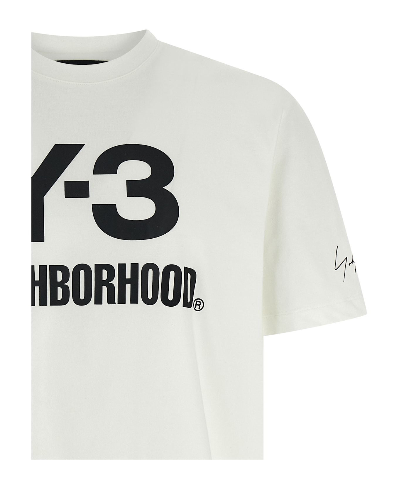 Y-3 'nbhd Logo' T-shirt - White