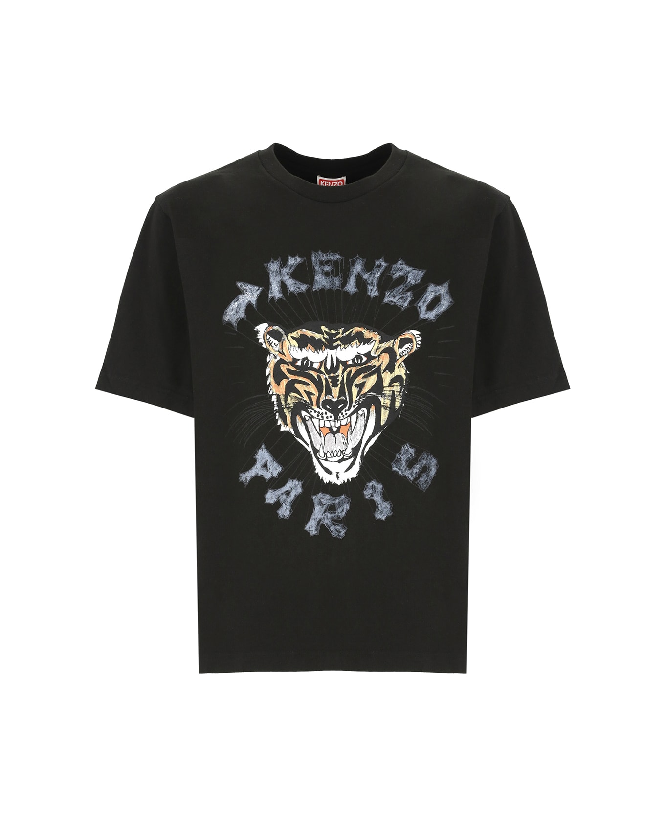 Kenzo Black Cotton T-shirt - Black