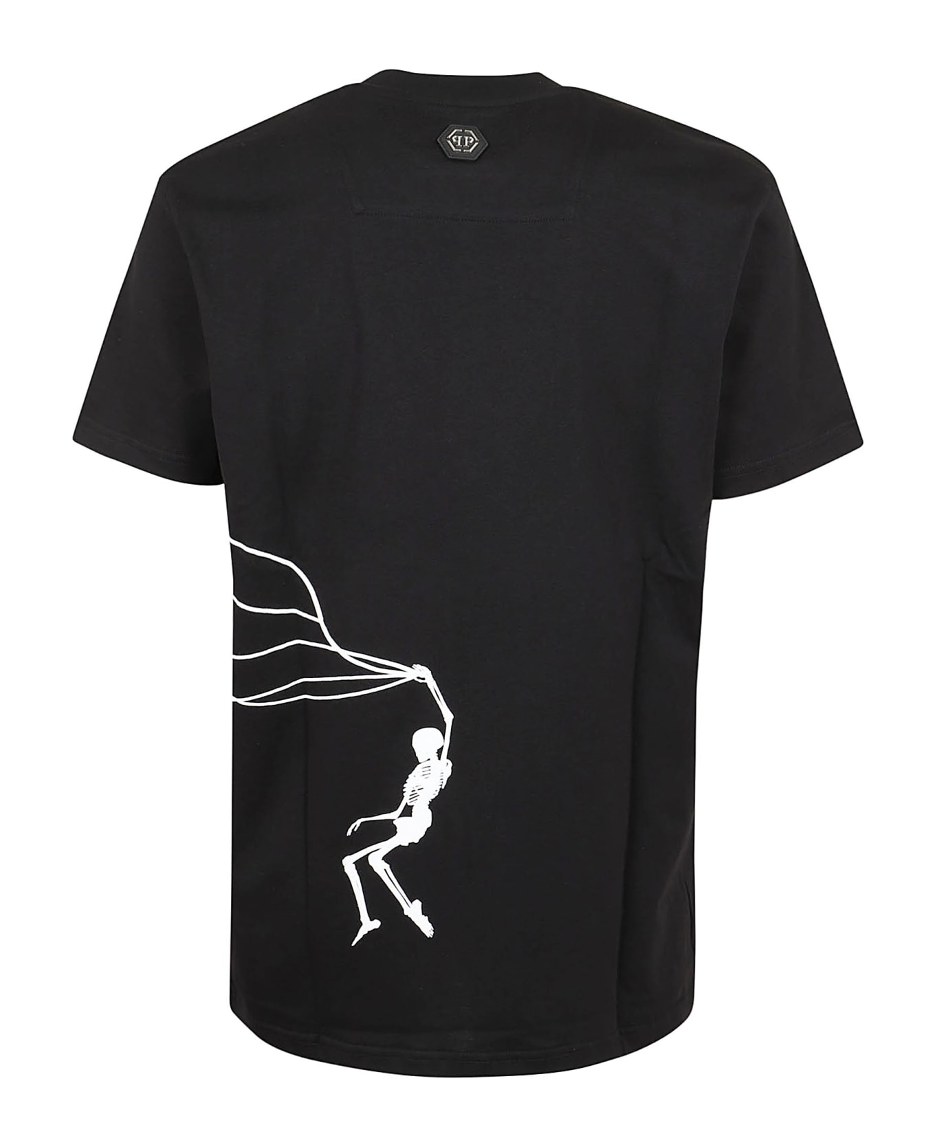 Philipp Plein T-shirt Round Neck Ss - Black シャツ