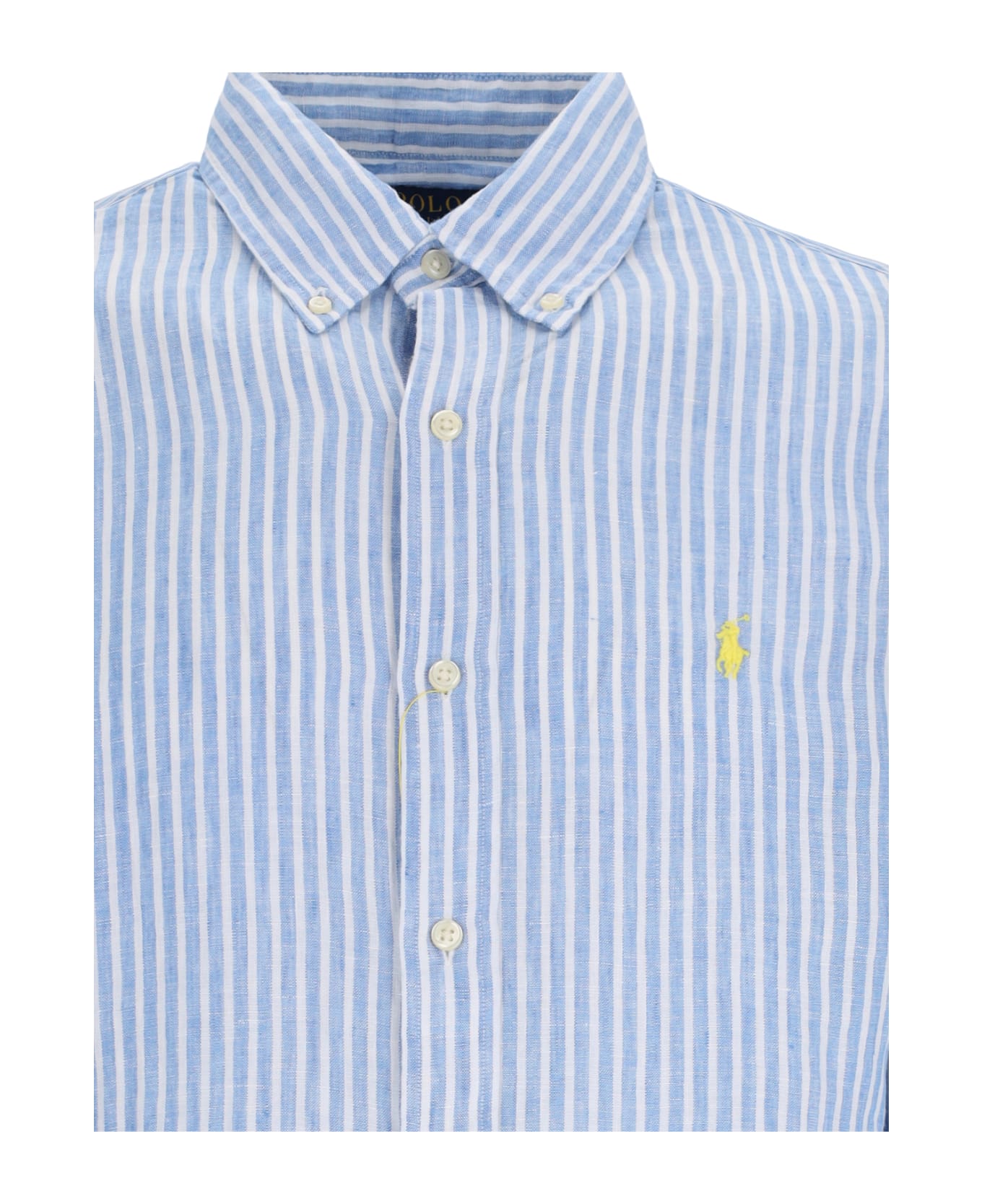 Polo Ralph Lauren Logo Shirt - BLUEWHITE