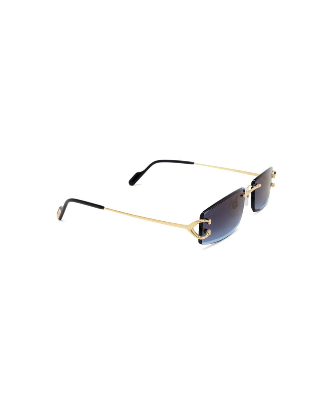 Cartier Eyewear Sunglasses - Oro/Blu サングラス