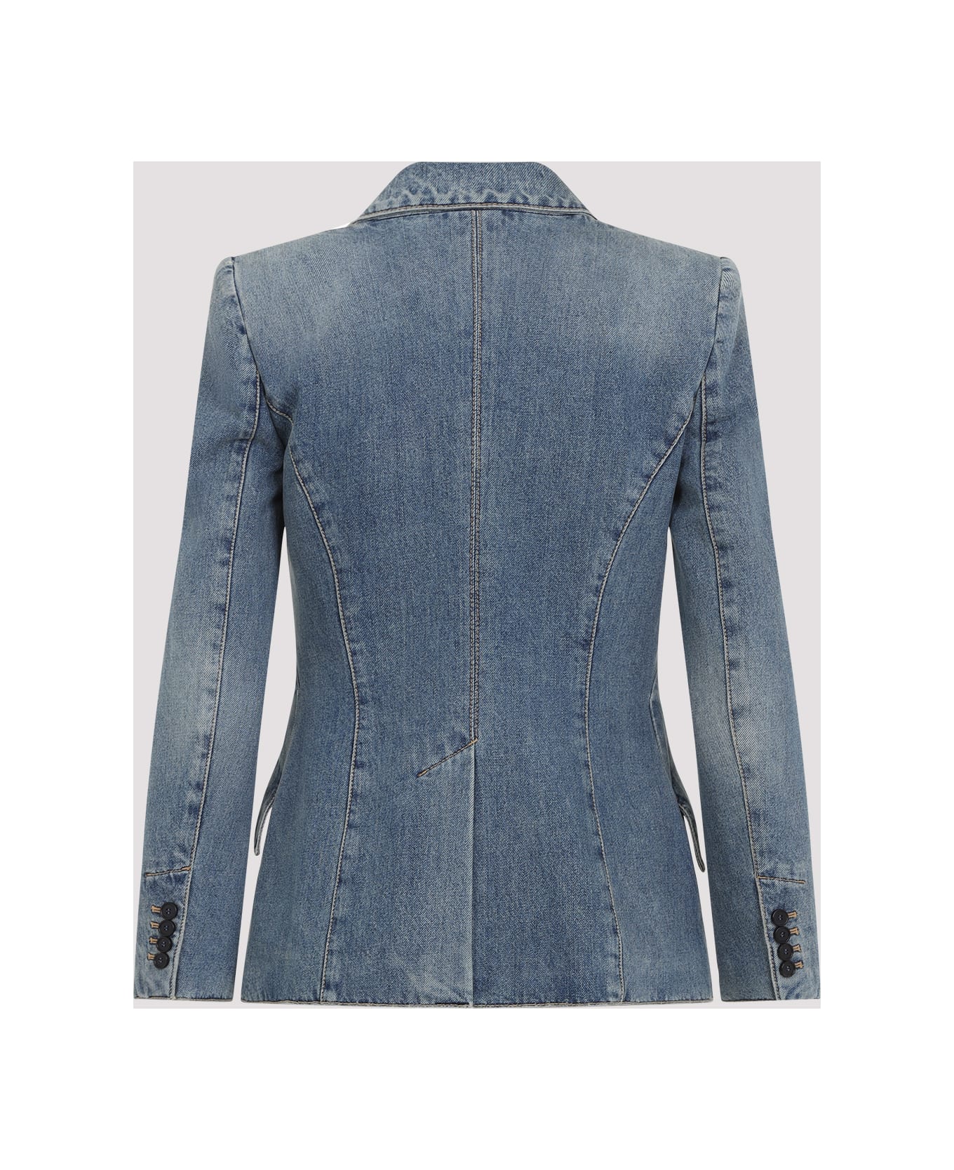 Alexander McQueen One Button Jacket - Indigo Stonewashed
