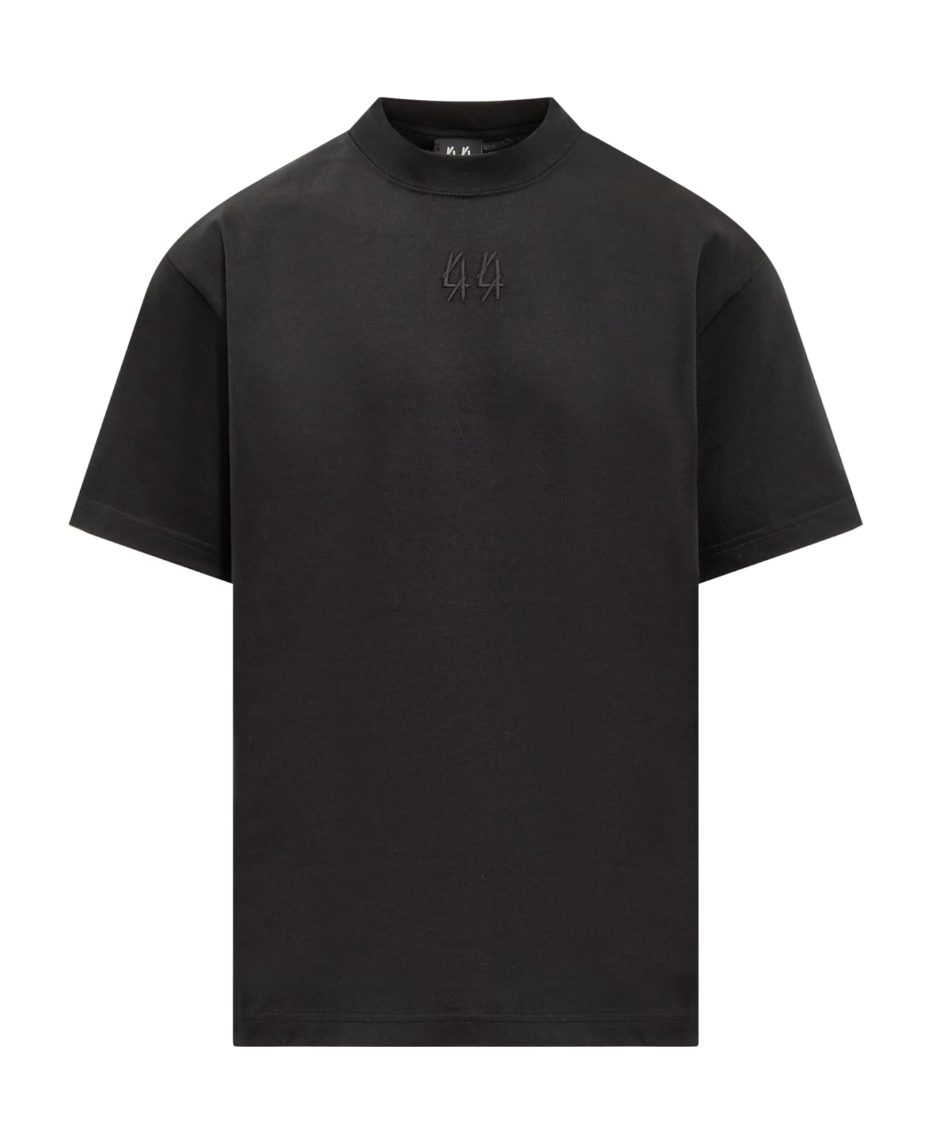 44 Label Group The Enemy T-shirt - BLACK-THE ENEMY PRINT シャツ
