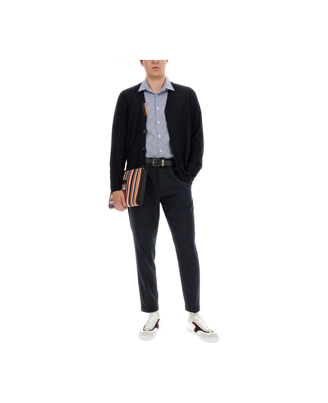 Paul Smith V-neck Cardigan - BLUE