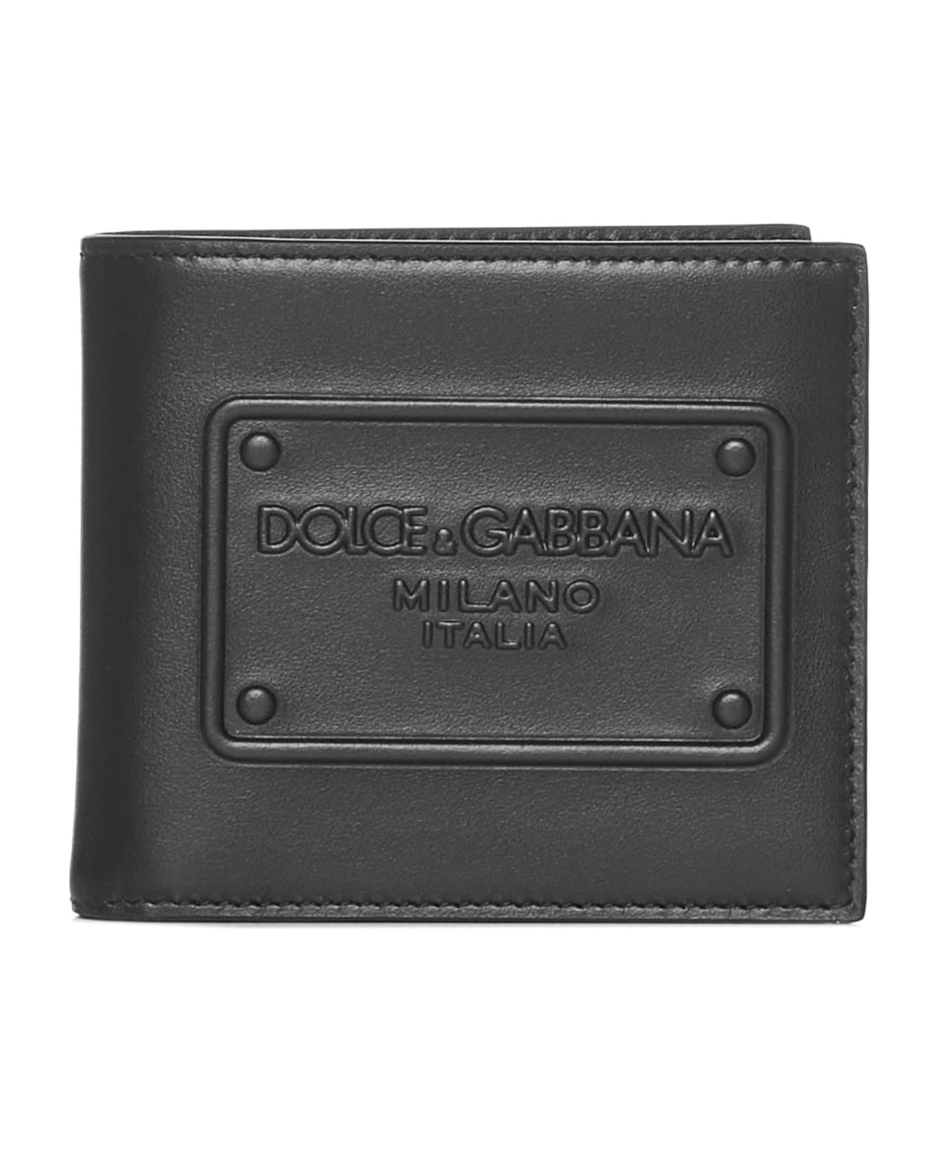 Dolce & Gabbana Bi-fold Logo Wallet - black 財布