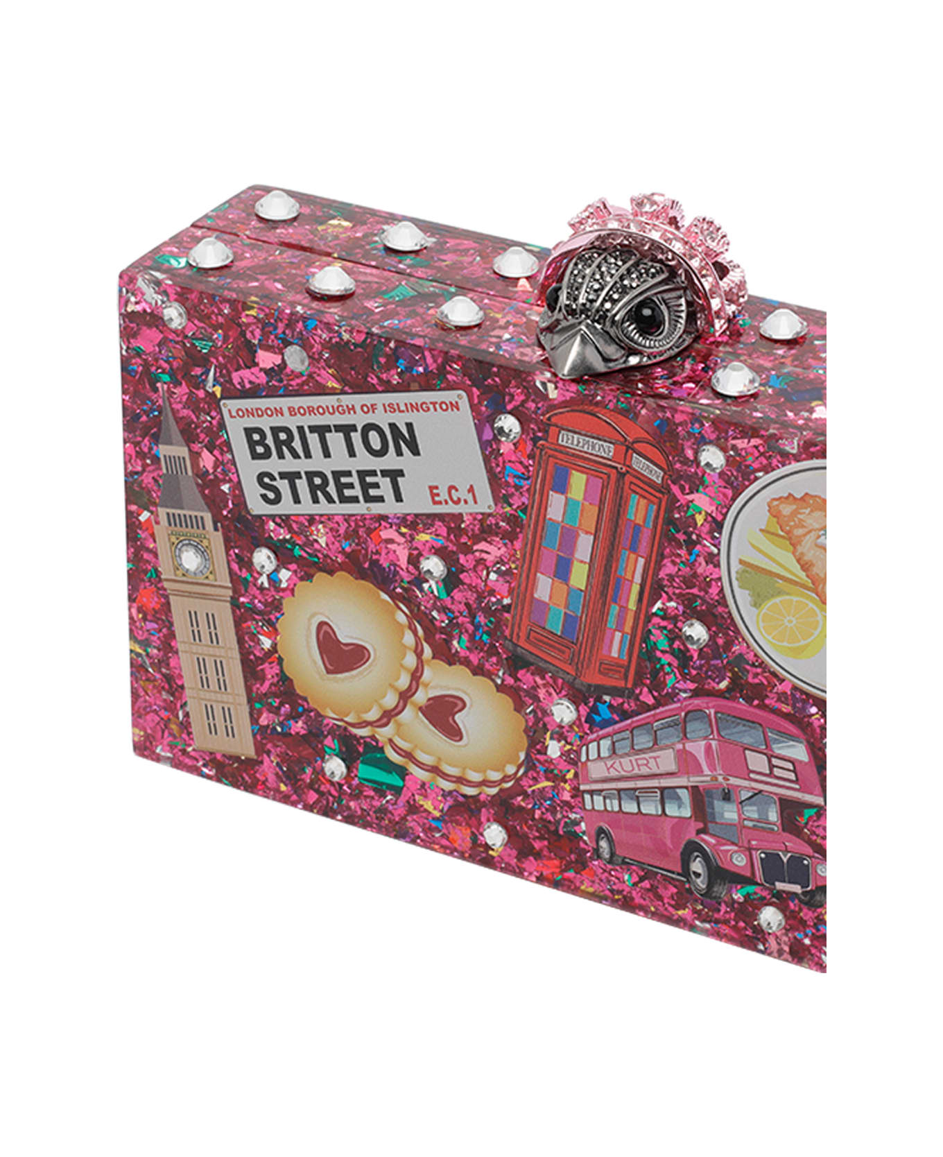Kurt Geiger London Box Clutch - Pink