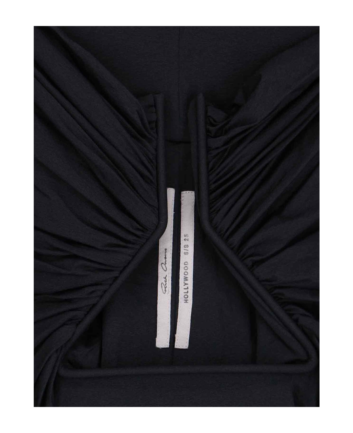 Rick Owens Top Bustier Cut-out - Black