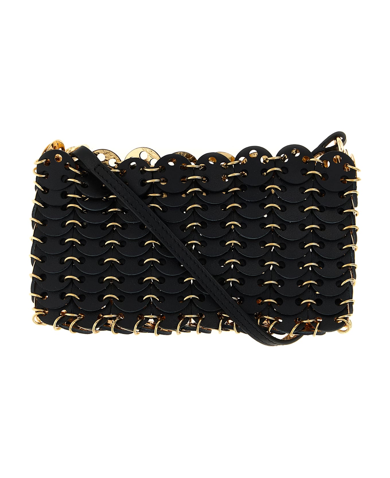 Paco Rabanne 
1969 Nano Flip
 Reversible Shoulder Strap - Black  