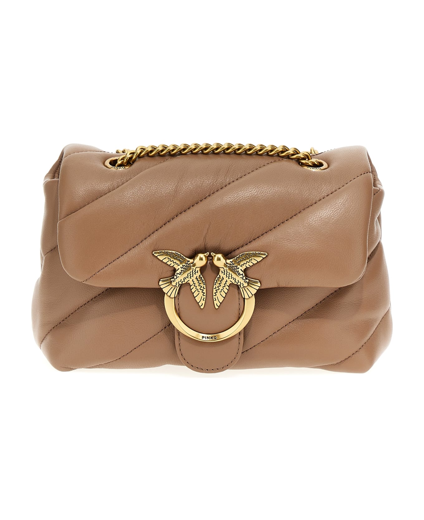 Pinko 
love Mini Puff
 Crossbody Bag - Beige