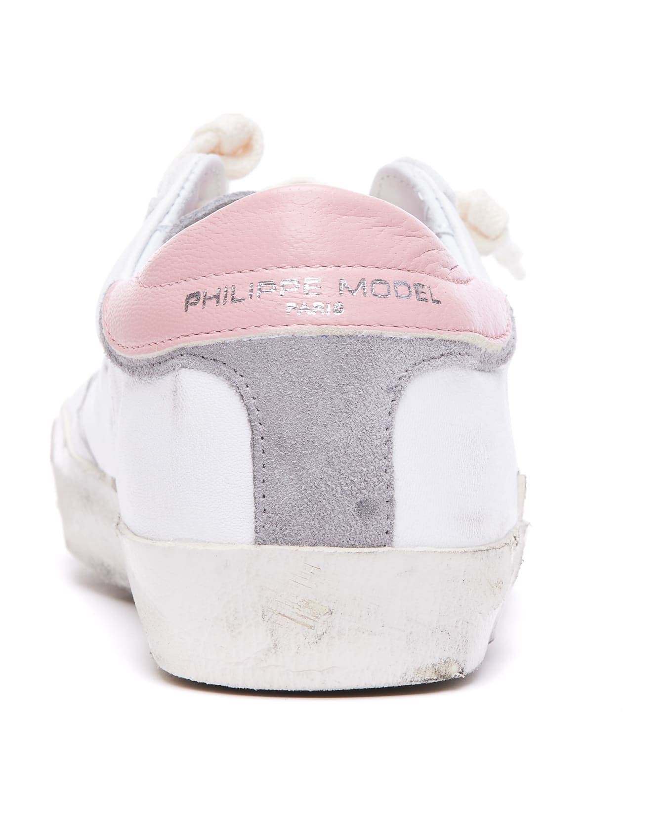Philippe Model Prsx Low Sneakers - Vintage Mixage Blanc Anthracit