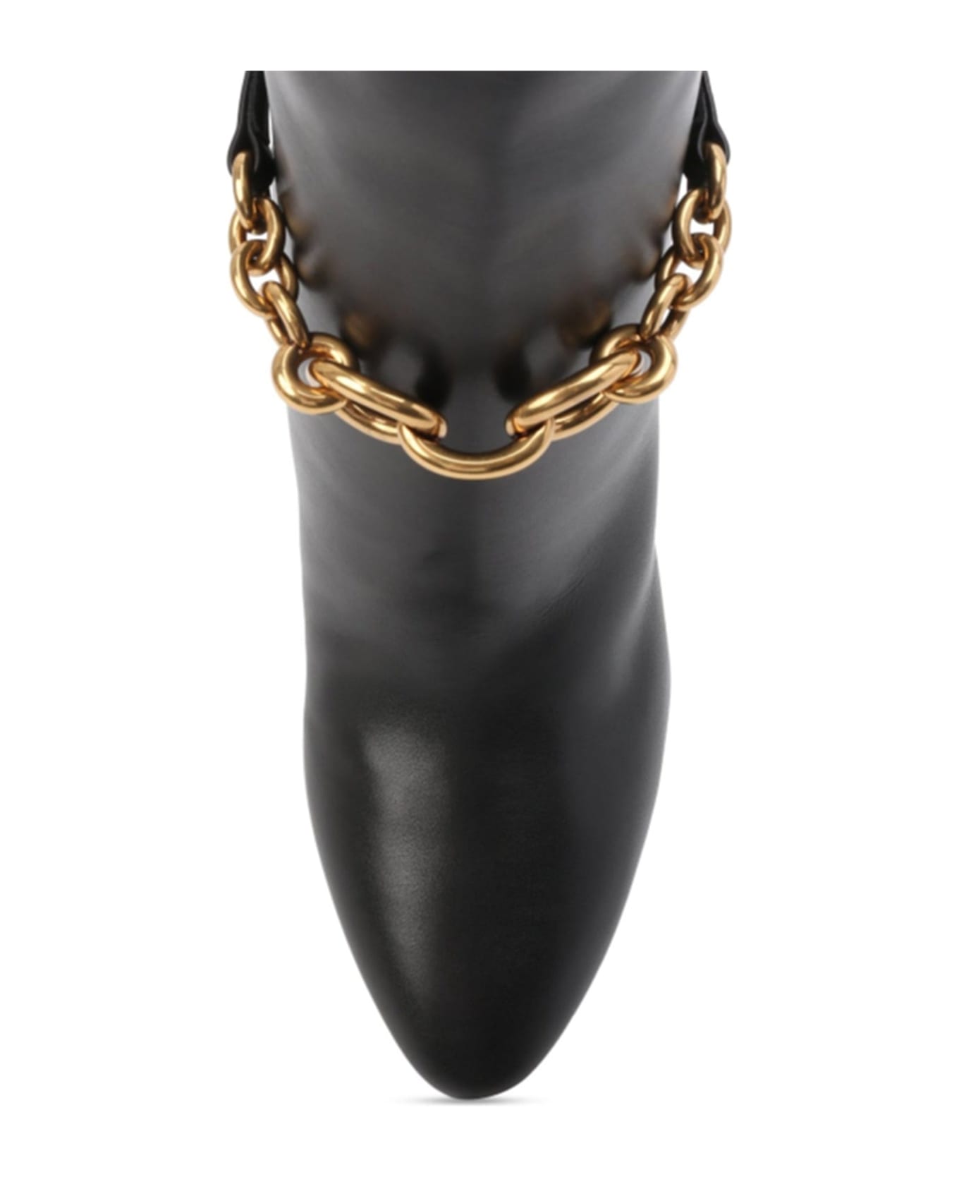 Saint Laurent Leather Boots - Black