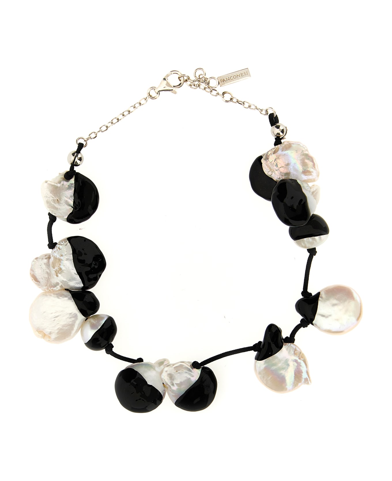 Panconesi 'vacanza Pearl' Bracelet - White/Black