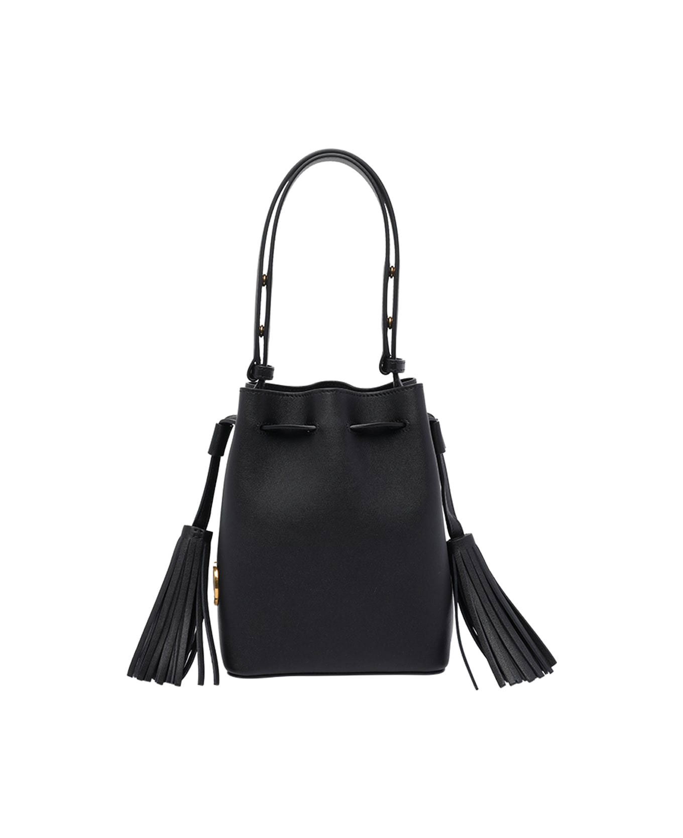 Valentino Garavani Small Drawstring Bucket Bag - Black