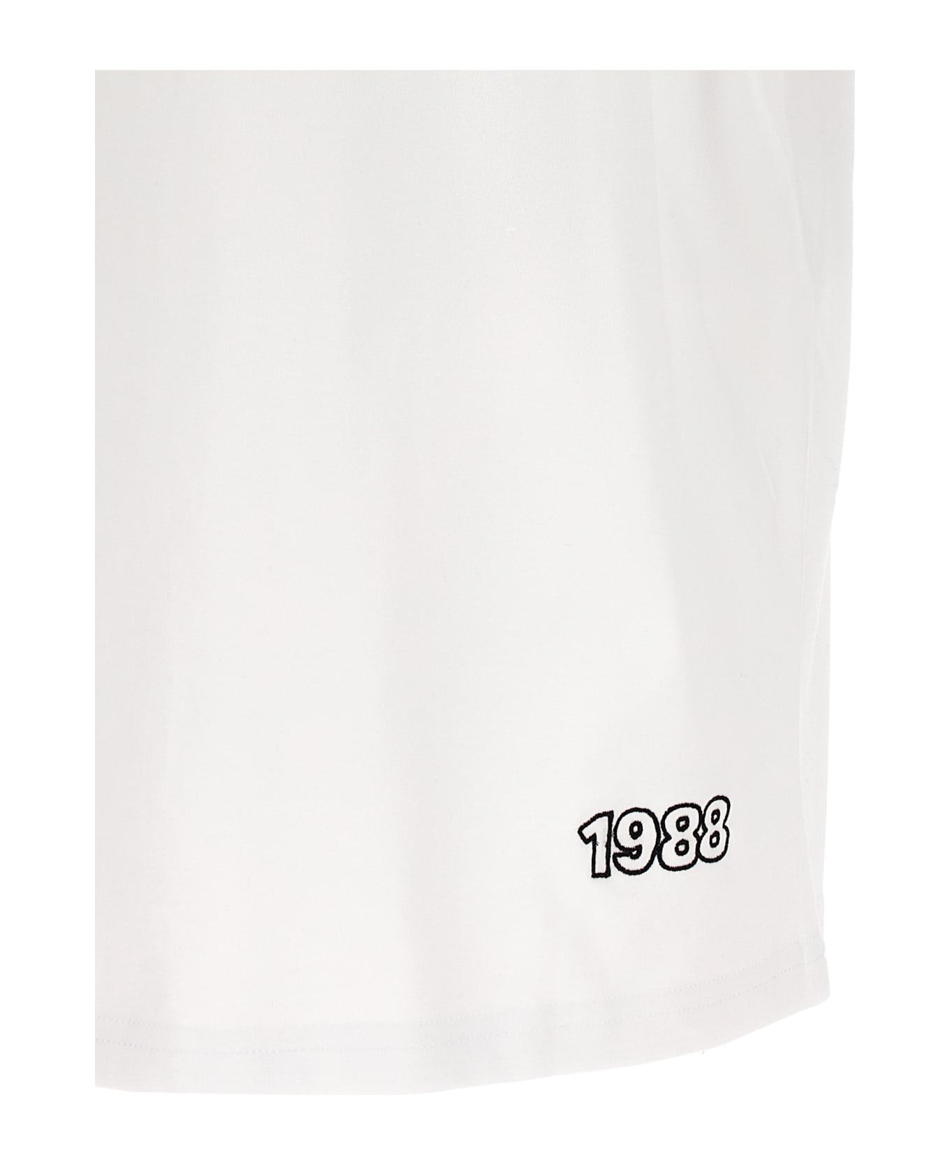 GCDS Printed T-shirt - White シャツ