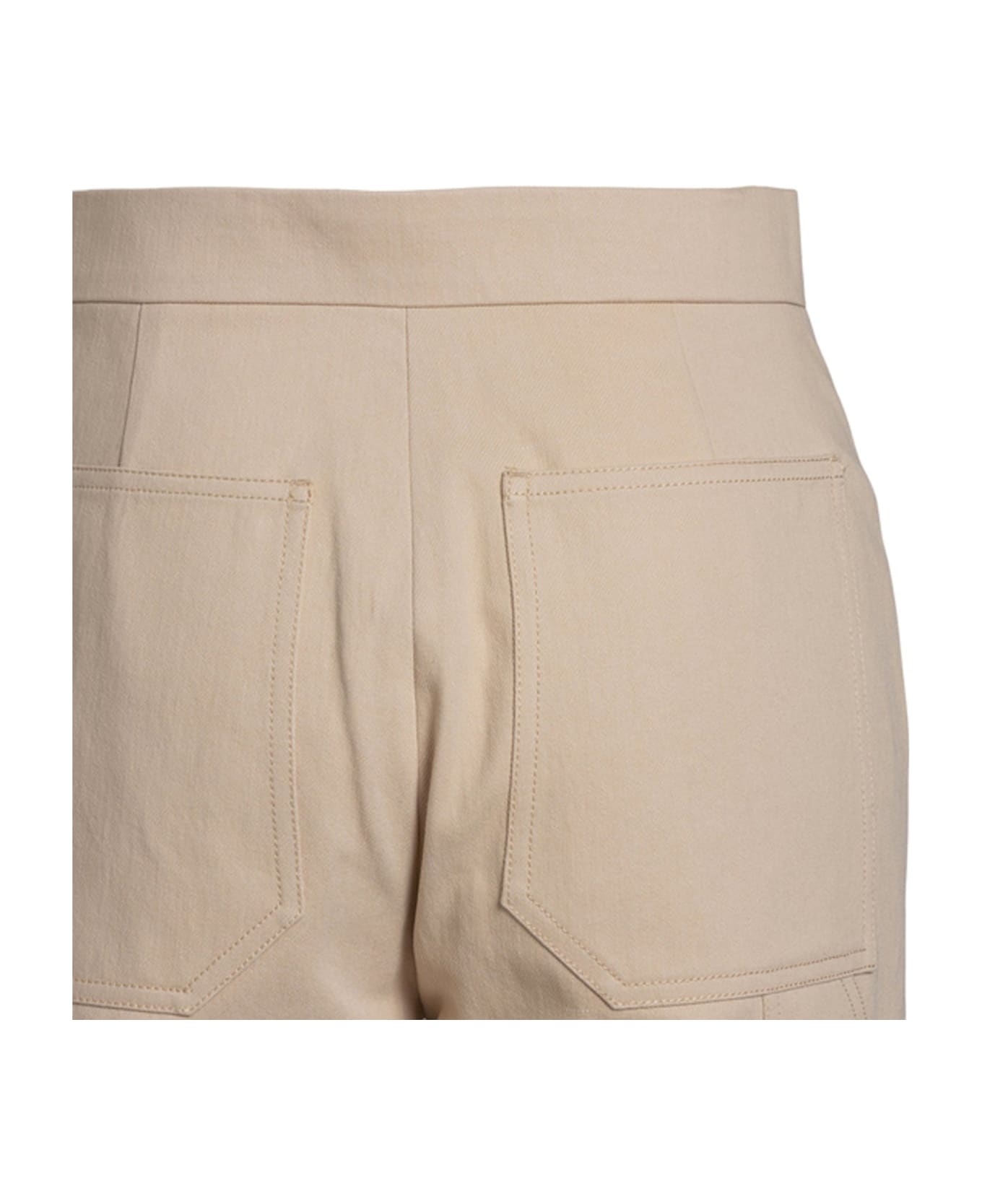 Max Mara Sfilata Cotton Crop Pants - Beige