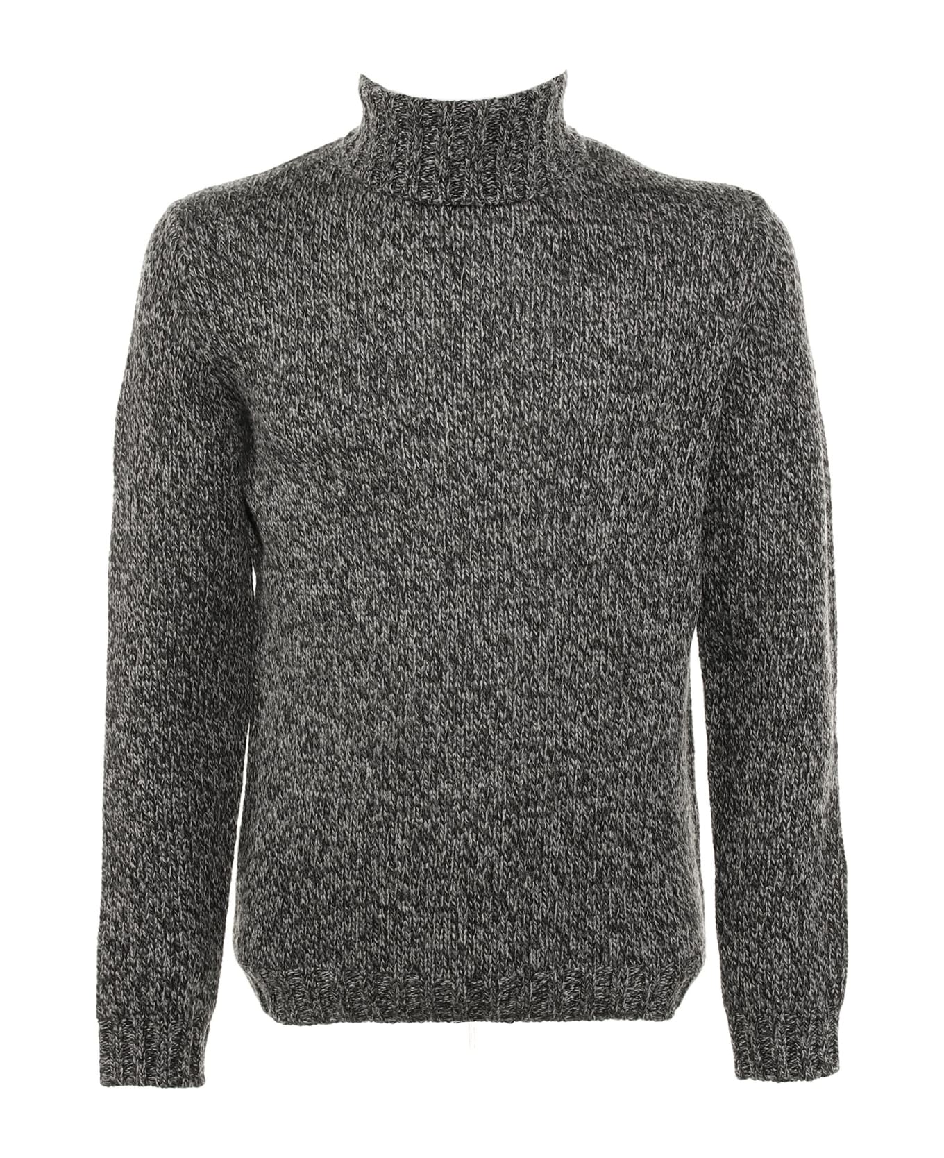 Aspesi Wool Blend Turtleneck Sweater - GRIGIO