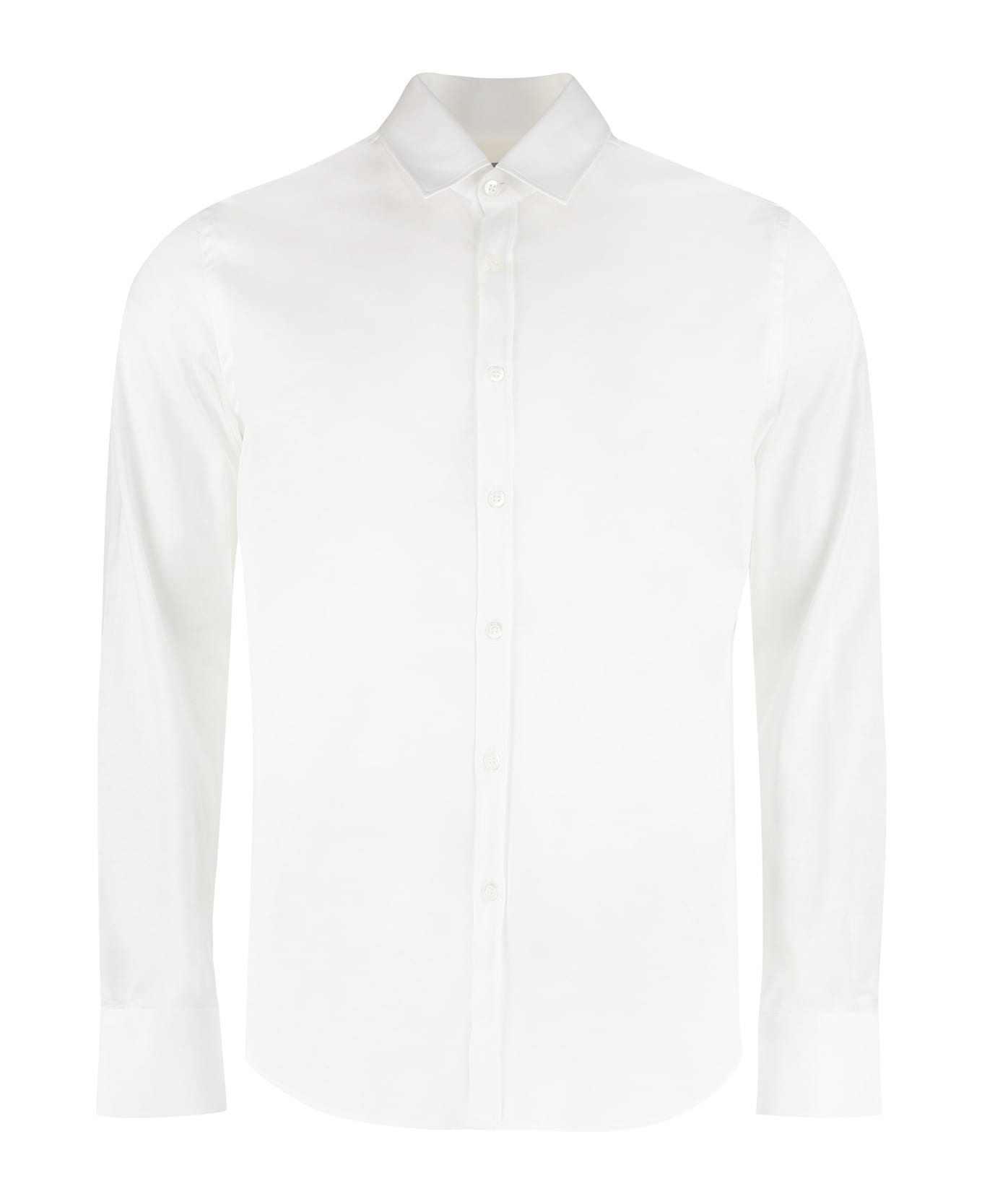 Canali Cotton Shirt - White