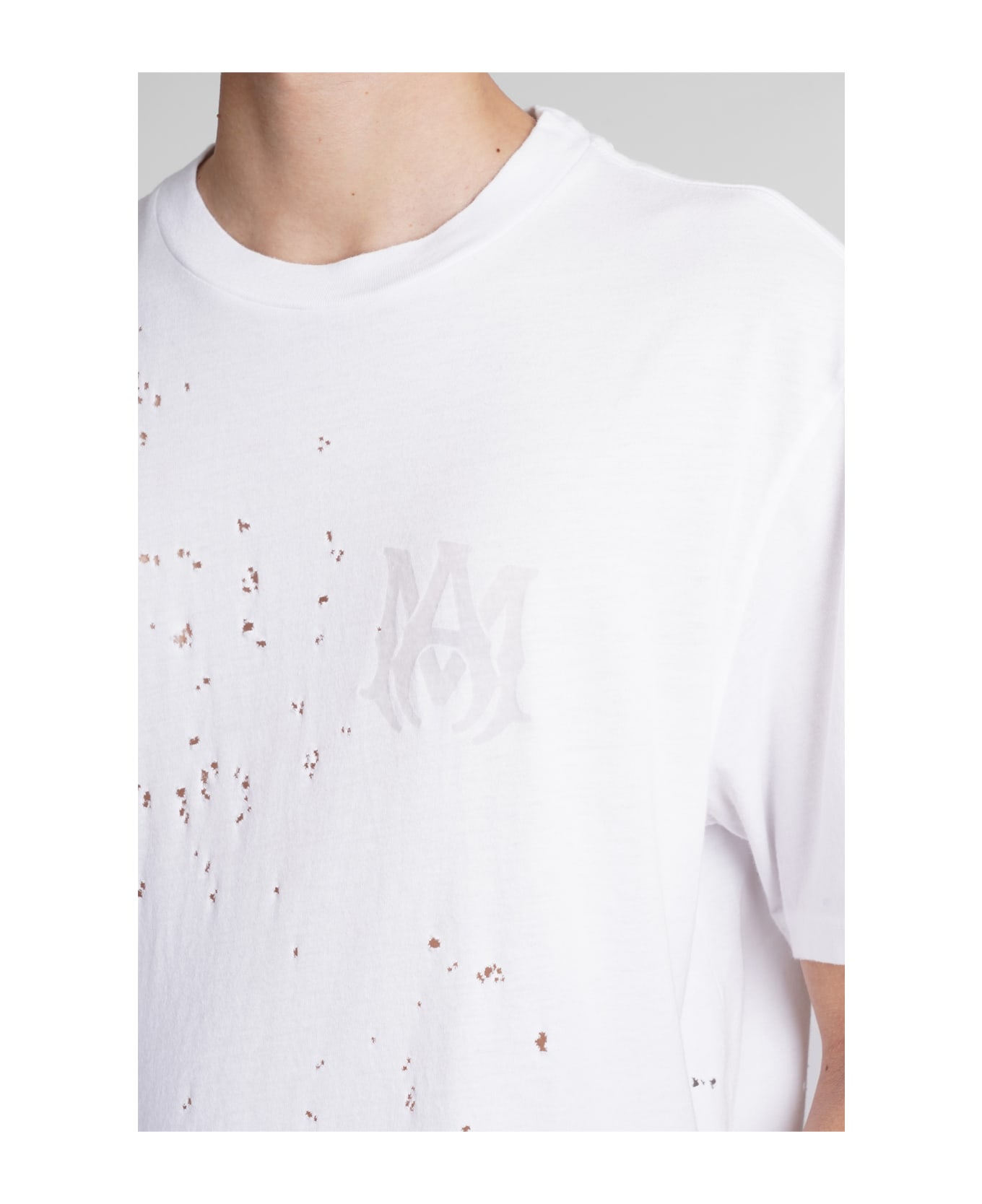 AMIRI T-shirt In White Cotton - white