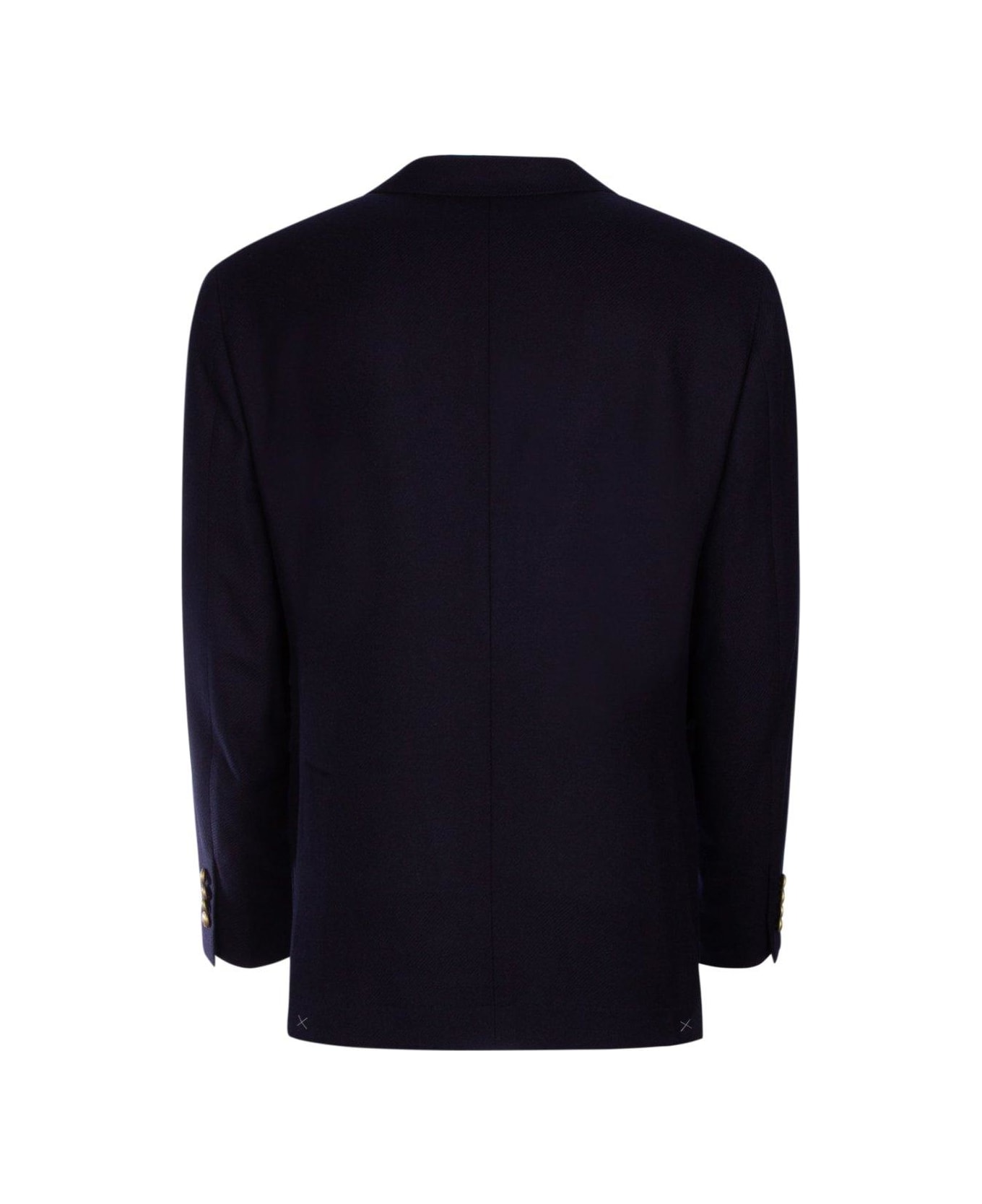 Brunello Cucinelli Buttoned Tailored Blazer - Blue