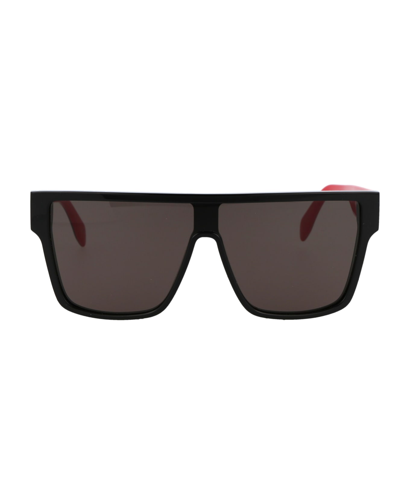 Alexander McQueen Eyewear Am0354s Sunglasses - 003 BLACK BLACK GREY サングラス