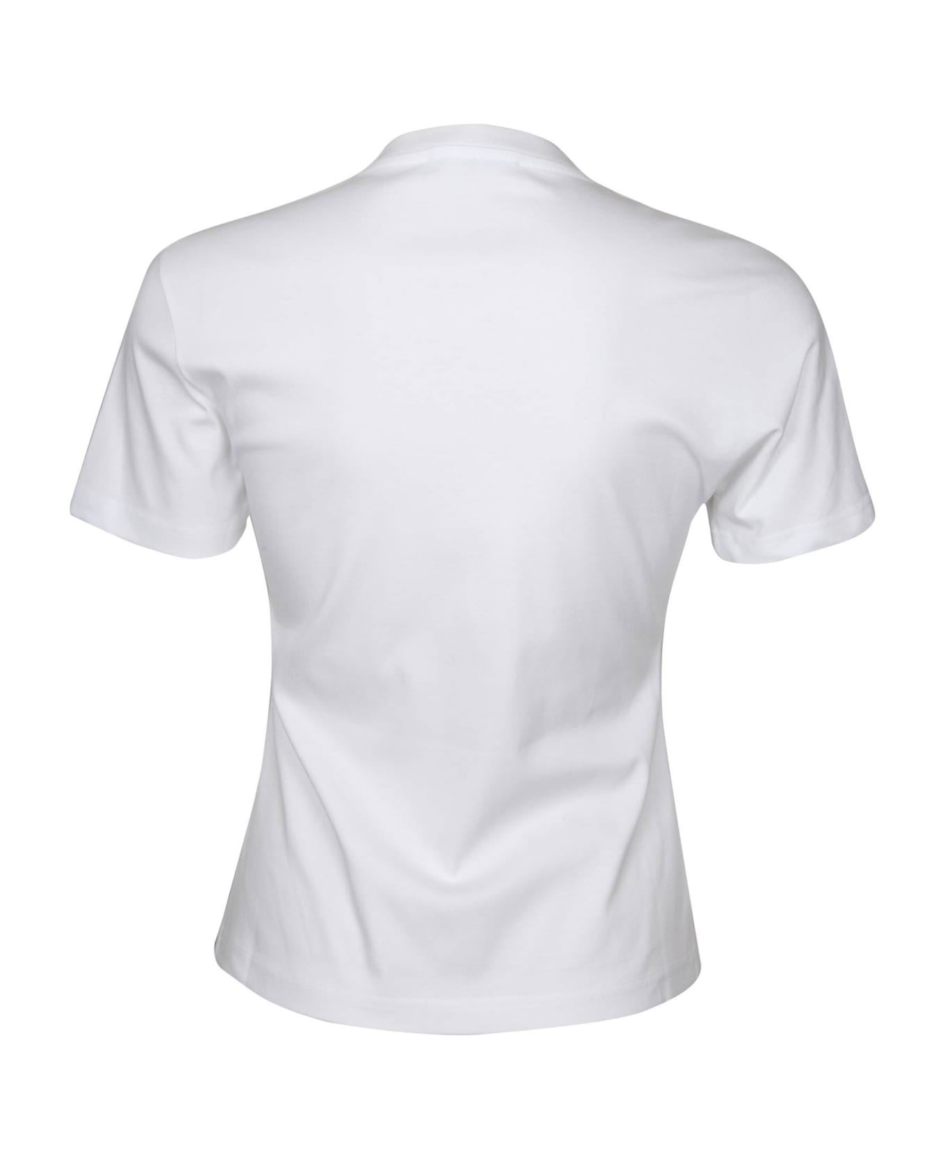 Lanvin Fitted Top In White Cotton - Optic White
