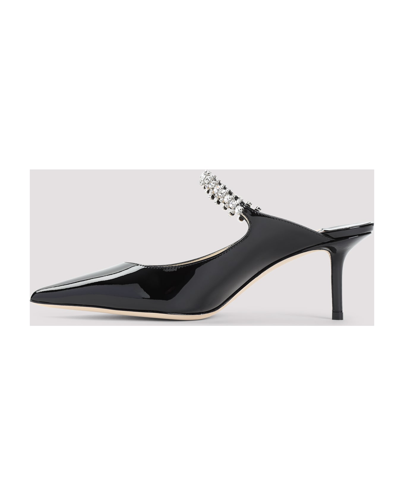 Jimmy Choo Bing 65 Patent Mules - Black