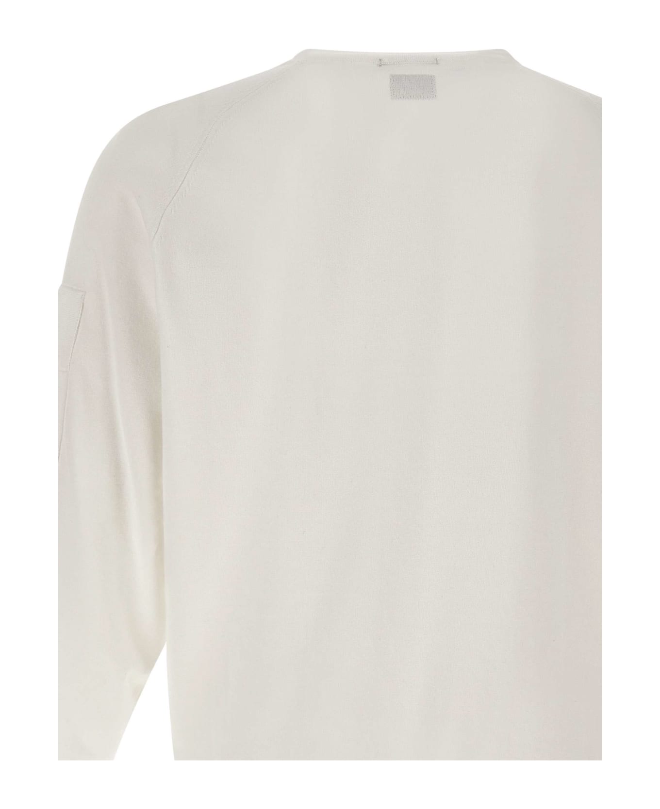C.P. Company Cotton Sweatshirt - WHITE