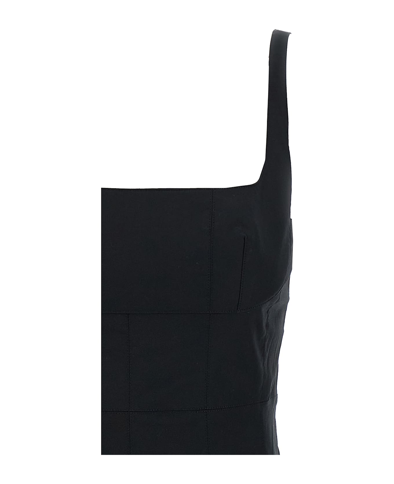 Giovanni Bedin Poplin Mini Dress - Black  