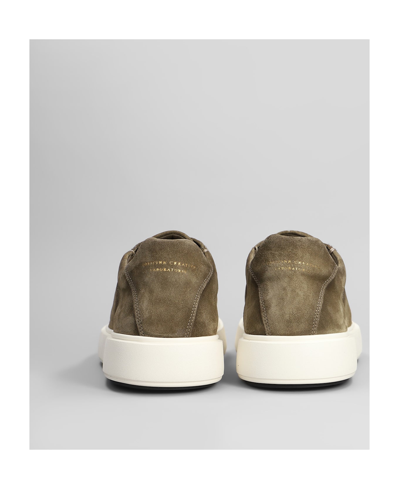 Officine Creative Slouch 001 Sneakers In Green Leather - green