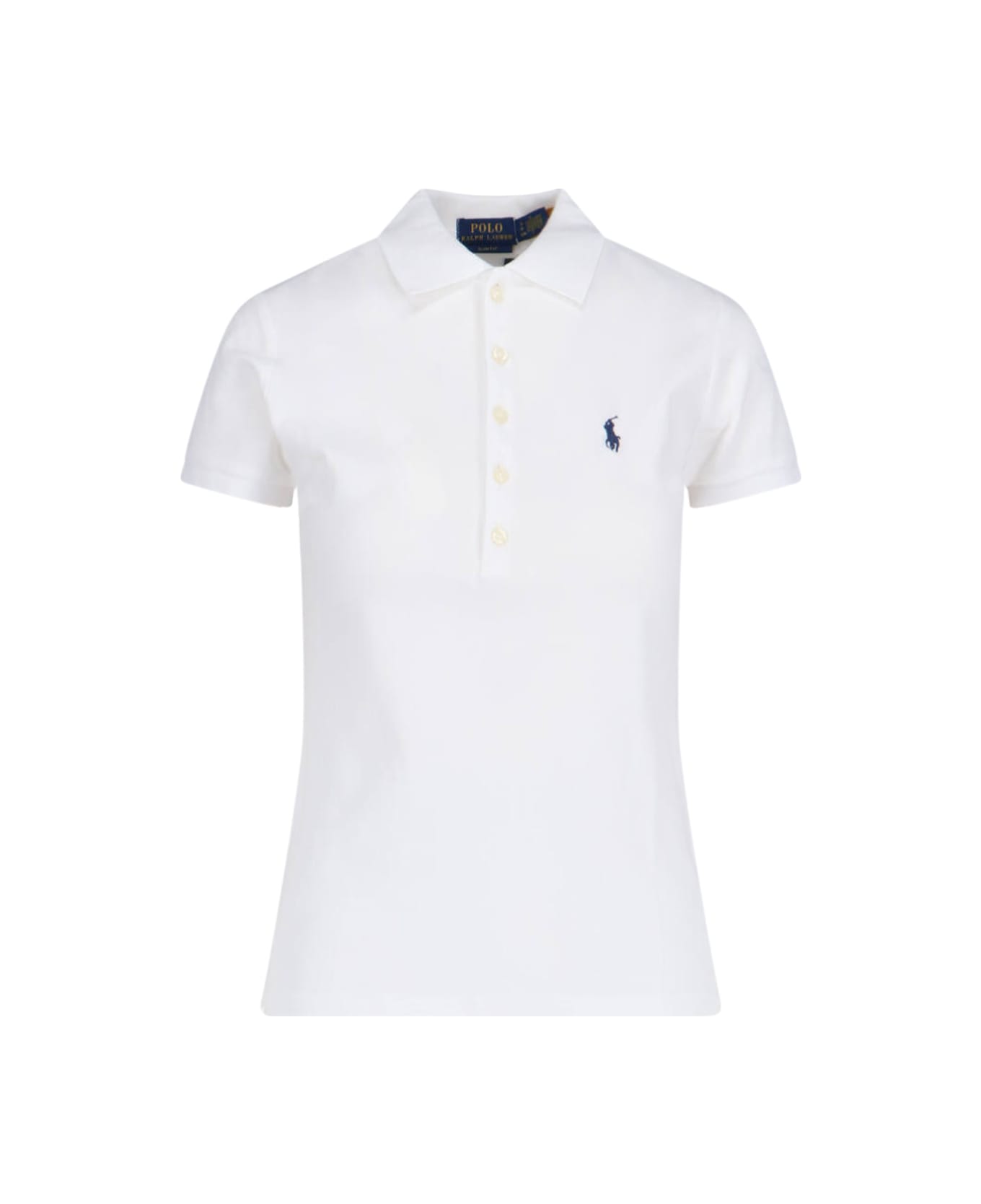 Ralph Lauren Logo Polo Shirt - White