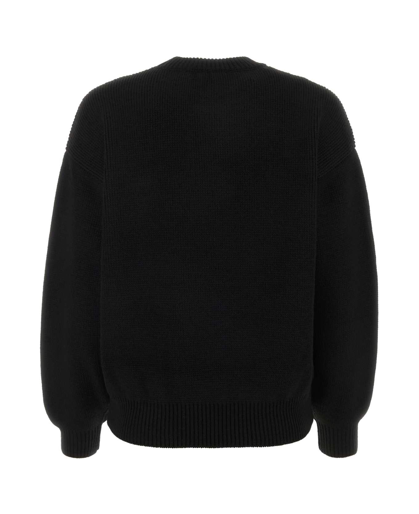 T by Alexander Wang Black Acrylic Blend Sweater - BLACK