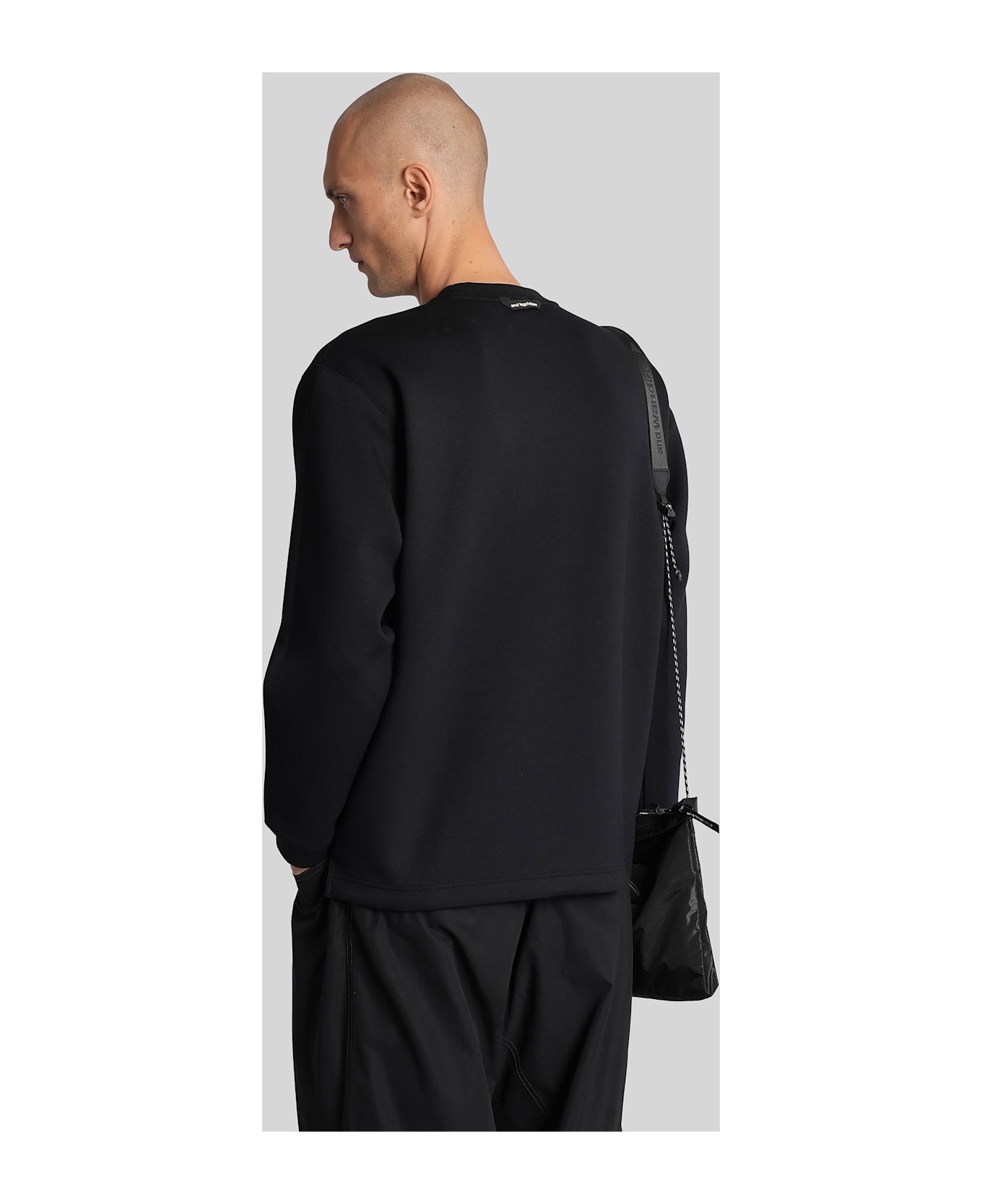 And Wander Sweatshirt In Black Polyester - black