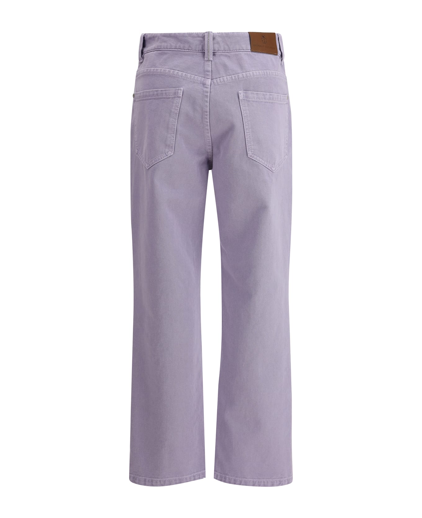 Brunello Cucinelli Straight Dyed Jeans - Purple Ash