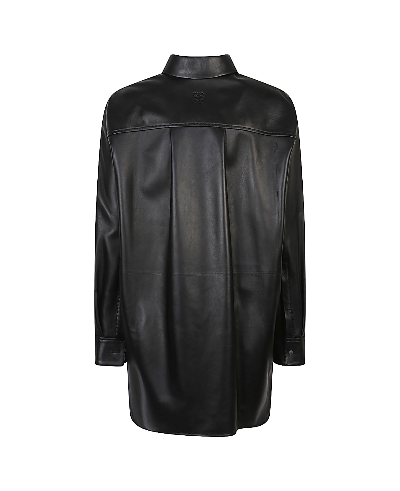 Loewe Leather Shirt - Black