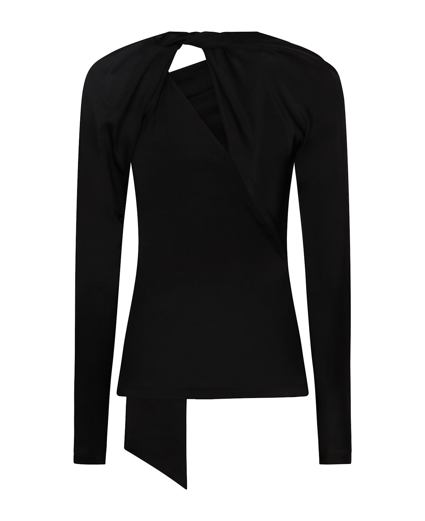 Victoria Beckham Long Sleeve Top - black