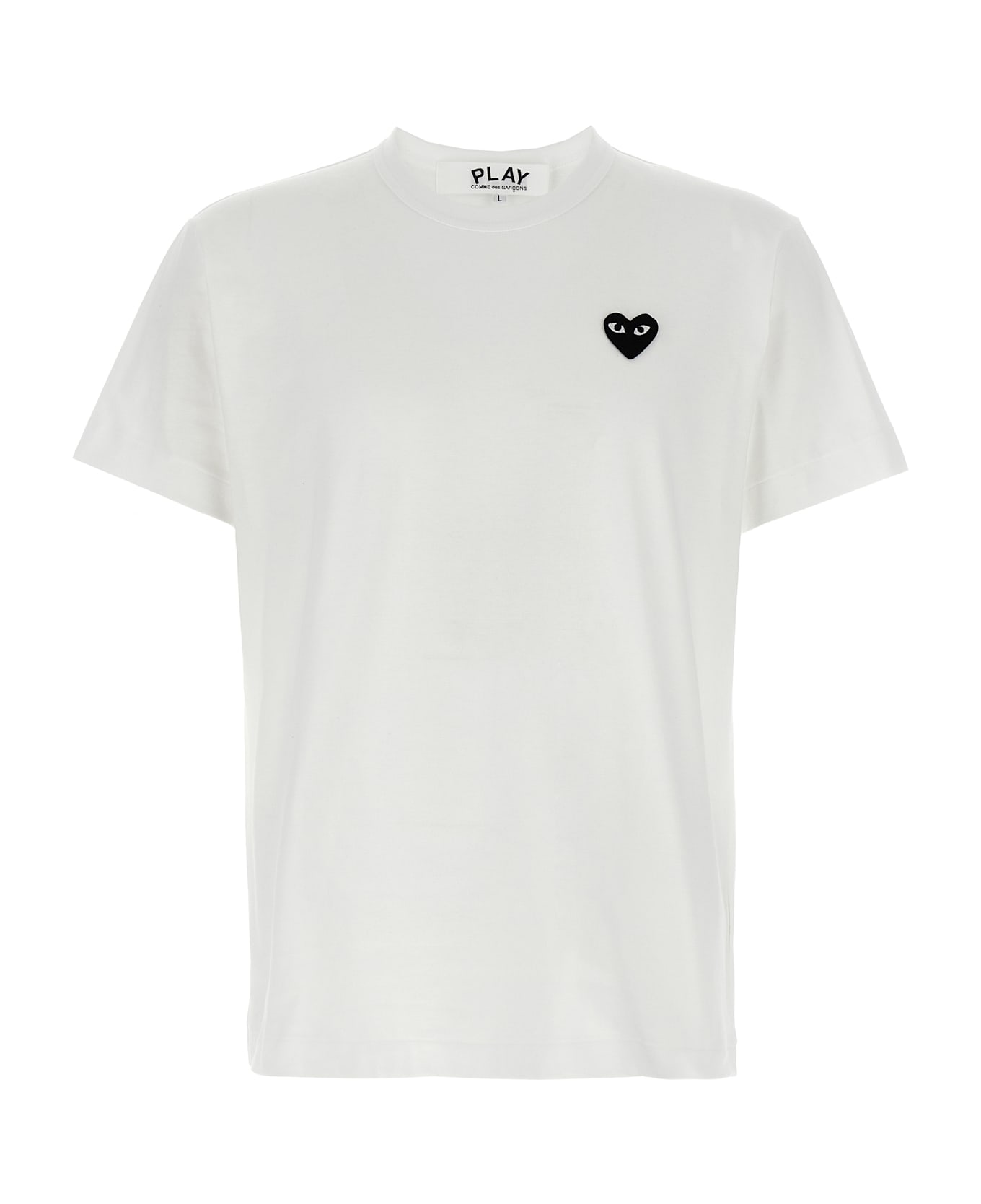 Comme des Garçons Play 
black Heart
 T-shirt - White/Black