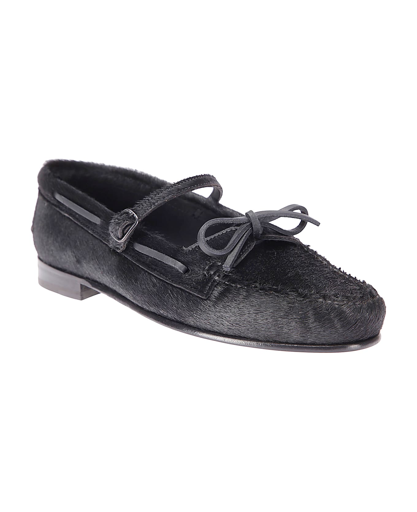 Hereu Lorea Calf Hair - Black