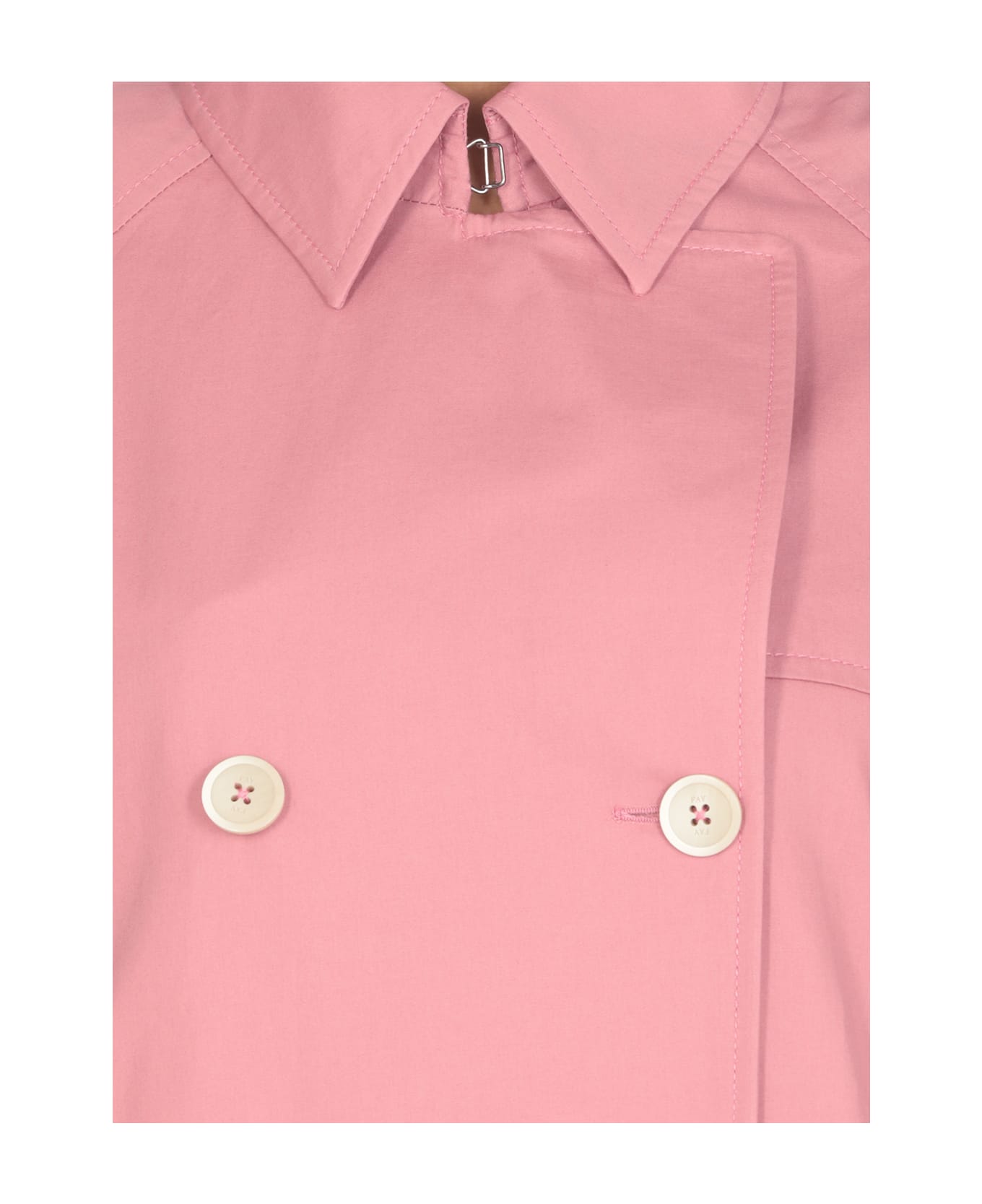 Fay Short Pink Trench Coat - Pink コート